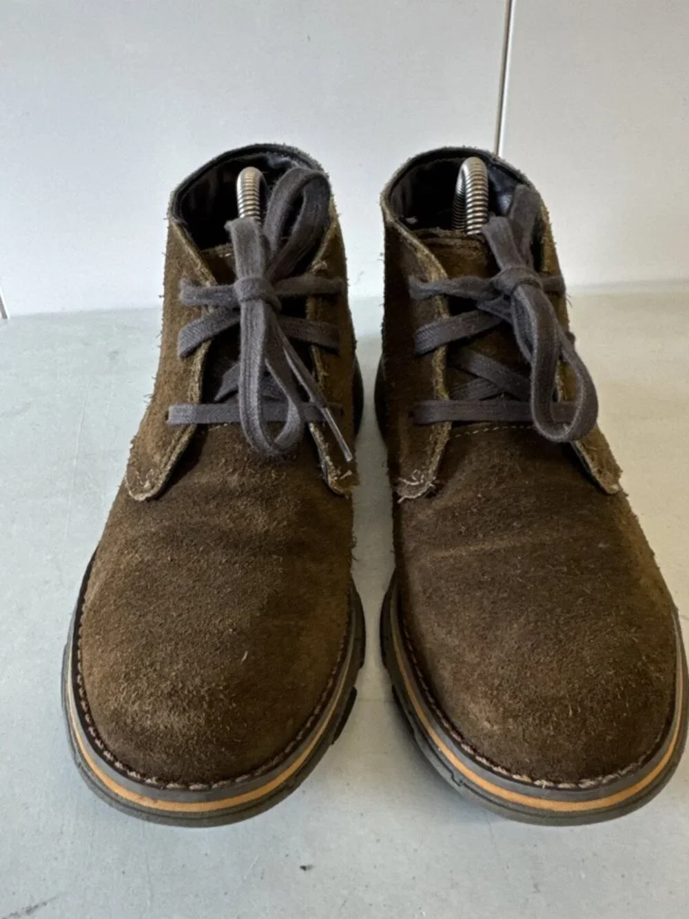 Dunham Boots‎ Mens 8 D Chukka Brown Lace Up Ankle Top Comfort Round Toe Comfort